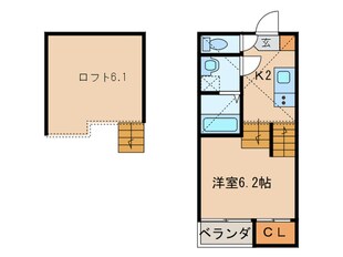 ハーモニーテラス清水Ⅵの物件間取画像